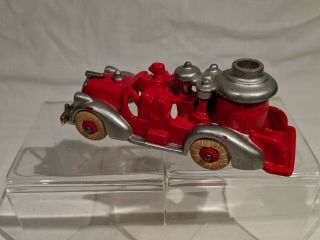 1920 ' s - 1930 ' s HUBLEY IRON TOY FIRE ENGINE: FROM HUBLEY WORKER WITH 99.  9 PAINT 5