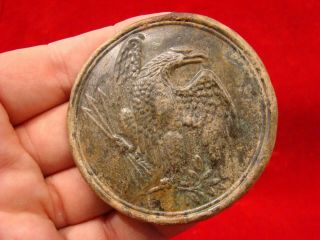 DUG US EAGLE BREAST PLATE FOR NCO SWORD BELT.  1864 RESACA GA BATTLEFIELD 3