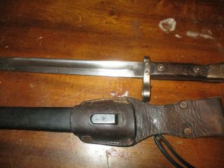 austrian mauser bayonet with frog 2