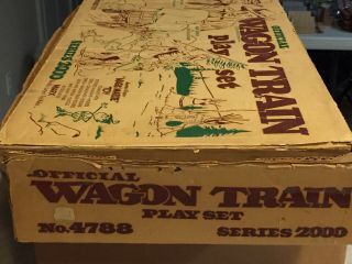 Marx Wagon Train Play Set Series 2000 Box 4788 12