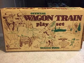 Marx Wagon Train Play Set Series 2000 Box 4788