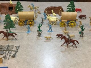 Marx Wagon Train Play Set Series 2000 Box 4788 4