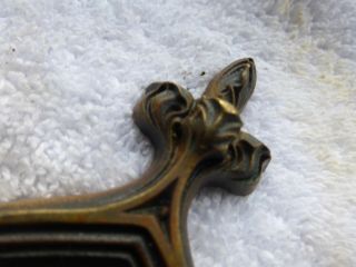 Vintage Antique LG Heavy Cast Bronze Brass Door Hardware 1900 SET 1219 G 6