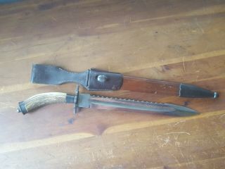 Another Scarce German Hunting Dagger W/ Scabbard