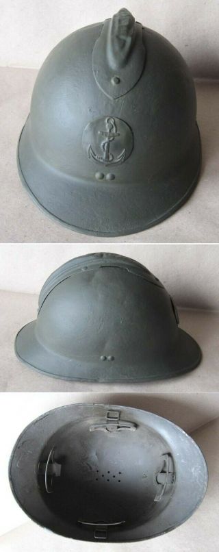 French Adrian Helmet Model 1926 M26 / Navy