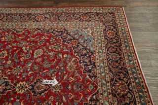 RED Vintage Rug Traditional Floral Persian Area Rugs Oriental WOOL Carpet 10x13 11