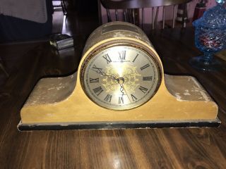 Vintage General Electric Mantel Clock Engraved Military Award Us Army.