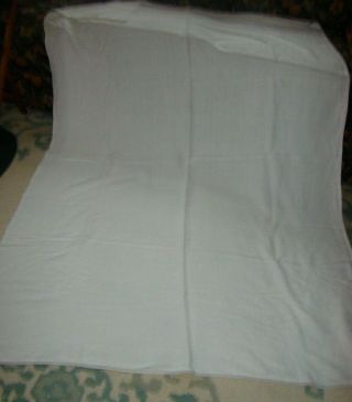 Antique Heavy Linen Blanket Or Sheet Woven Homespun 83x52 1800 