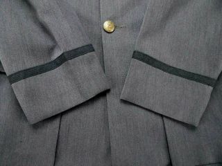 Vintage Korea War US Air Force Officer Military Blue 84 Dress Coat Jacket Sz 40 6