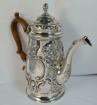 1770 Georgian Silver Coffee Pot 10oz 7