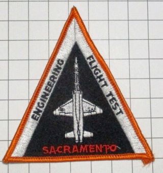 Usaf Military Patch Air Force T38 Talon Engineering Flight Test Sacramento