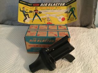 Rare 60s Wham - O Air Blaster with Box & Store Ad Display, . 10