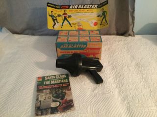 Rare 60s Wham - O Air Blaster With Box & Store Ad Display, .