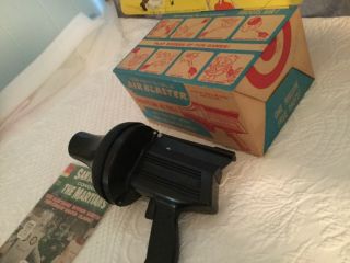 Rare 60s Wham - O Air Blaster with Box & Store Ad Display, . 4