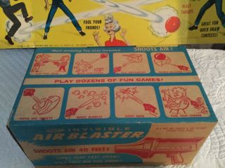 Rare 60s Wham - O Air Blaster with Box & Store Ad Display, . 6