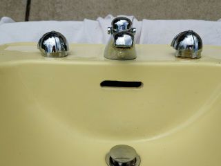 Crane Westland MCM 1940s Drop - in Sink,  Dial - Ese Style Faucet Temple 11