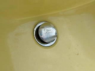 Crane Westland MCM 1940s Drop - in Sink,  Dial - Ese Style Faucet Temple 4