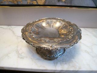 Gorham Sterling Silver Chantilly Grand Compote Server Candy Nuts Cookie 636 Gram
