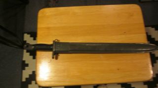 WW 2 US ARMY BAYONET it is stamped A F H US with flaming ball 4