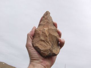 Beautifully Marked Paleolithic Hand Axe From Africa