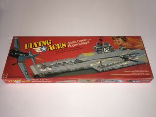 Flying Aces | Attack Carrier Flagship | Mattel 1975 | Mib | Aircraft 9375