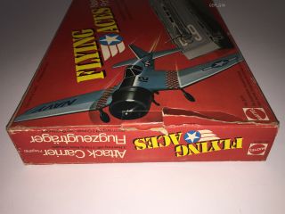 FLYING ACES | ATTACK CARRIER FLAGSHIP | MATTEL 1975 | MIB | Aircraft 9375 3