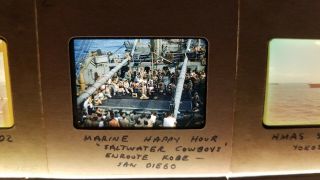 47 Korean War 35mm Photo Slides USS Clymer Washburn Jersey Wilson Sasebo Kobe 12