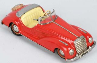vintage 1940s 50s DISTLER Windup Auto Car.  Made In GERMANY. , 3