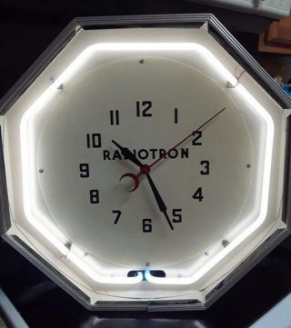 8 Sided Neon Tube For Neon Products Clock Npi Interior 15 " D White Or Colors