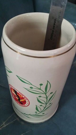 GIANT 3 LITER CHINA BEER STEIN 