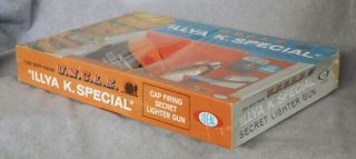 1960 ' s Man From UNCLE Secret Agent Cigarette Lighter Toy Pistol IDEAL Box 7