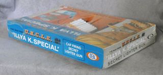 1960 ' s Man From UNCLE Secret Agent Cigarette Lighter Toy Pistol IDEAL Box 8
