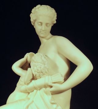 C.  1860 ' S EUROPEAN PARIAN WARE FIGURINE ENTITLED 