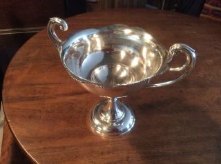 Large Irish Silver Trophy,  Cup / Dish On Stand,  Dublin 1915