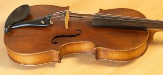 old violin 4/4 Geige viola cello fiddle label AUG.  MÜLLER 11