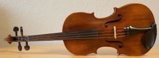 old violin 4/4 Geige viola cello fiddle label AUG.  MÜLLER 2