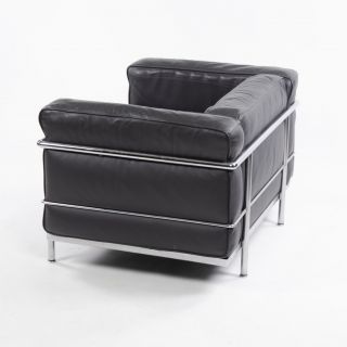 Vintage Cassina Italy Le Corbusier LC3 Grand Modele Armchair Leather Mult Avail 8