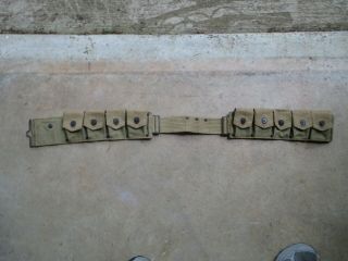 Vintage Ww1 Mills Us Army Ammo Belt,  Dated May 1915