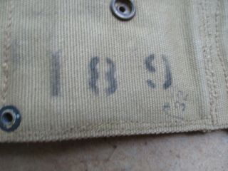 Vintage WW1 Mills US Army Ammo Belt,  dated May 1915 6