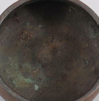 Ancient Antique 15thC Chinese,  Xuande Period,  Ming Dynasty Small Bronze Censor 9