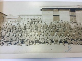 WWI Panoramic Photo 1918 Camp Lee VA: Co.  F 11th Bat.  4 ft.  Long 4