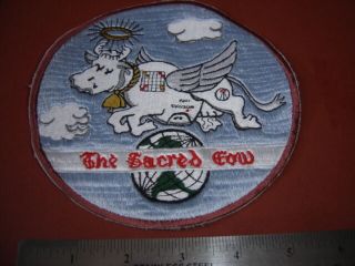 Wwii/post President Trumans Sacred Cow Jacket Patch