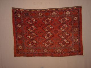 Great Antique Turkoman Ersari Chuwal Hg