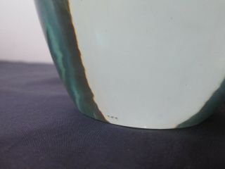 Vintage MID CENTURY Large Gunnel NYMAN Nuutajarvi Notsjo Serpentini GLASS Vase 12