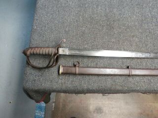 PRE WWI BRITISH PATTERN 1821 LIGHT CAVALRY OFFICER SWORD - ENGRAVED - 20TH HUSSARS 4