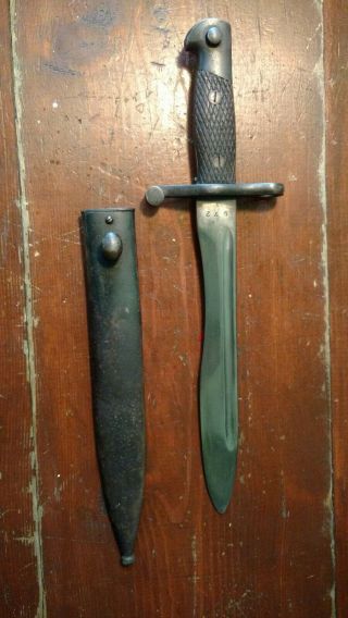 Spain model 1941 Bayonet Fighting Knife with Scabbard 2