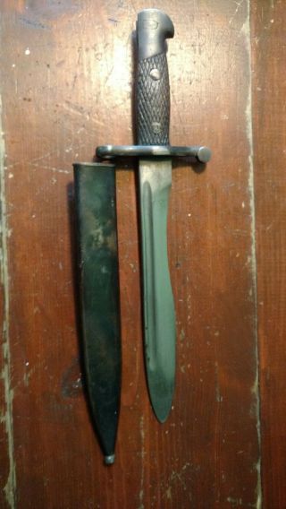 Spain model 1941 Bayonet Fighting Knife with Scabbard 6