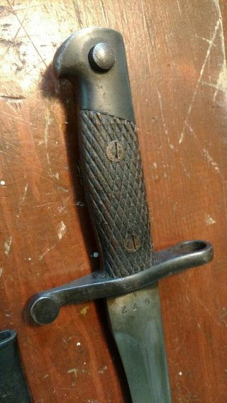Spain model 1941 Bayonet Fighting Knife with Scabbard 8