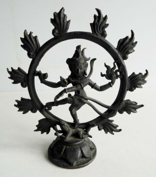 Fine Old Bronze Statue Of Hindu Deity Shiva - Wonderful Example - Piece
