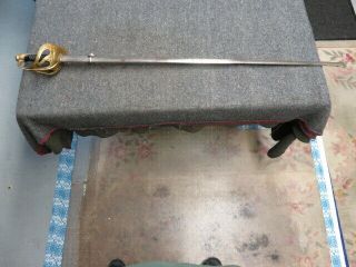 PRE WWI FRENCH MODEL 1896 CAVALRY OFFICER SWORD - KLINGENTHAL - 2